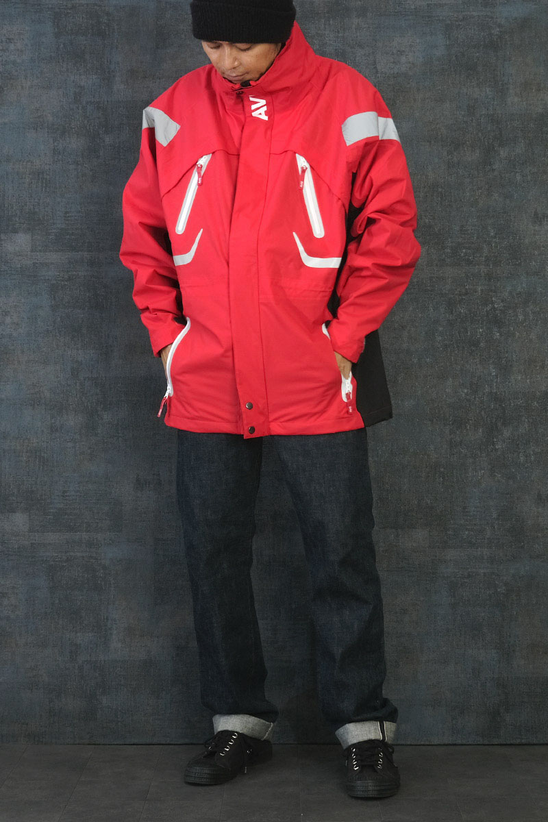 楽天市場】AVIS ウォータープルーフ ナイロンジャケット レッド デッド