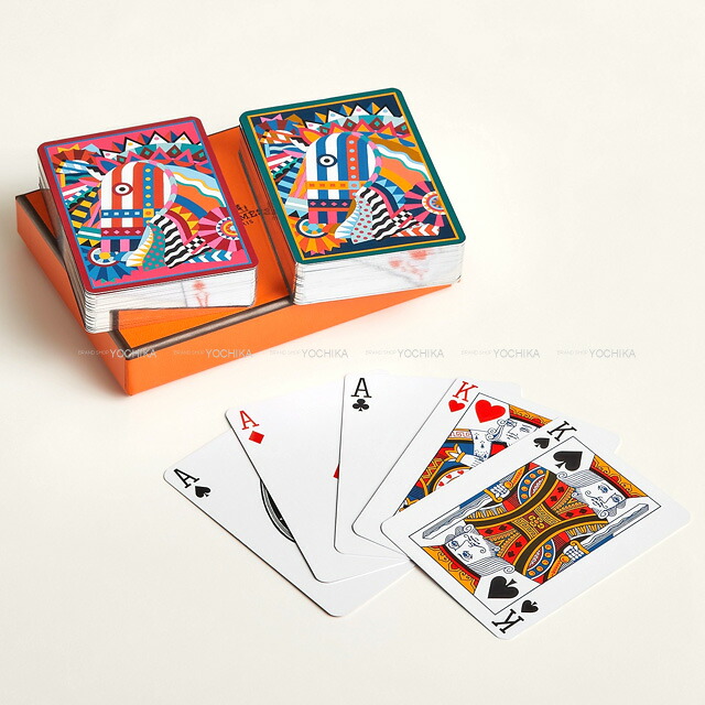 HERMES トランプセット 赤と青 HERMES トランプセット 赤と青 HERMES