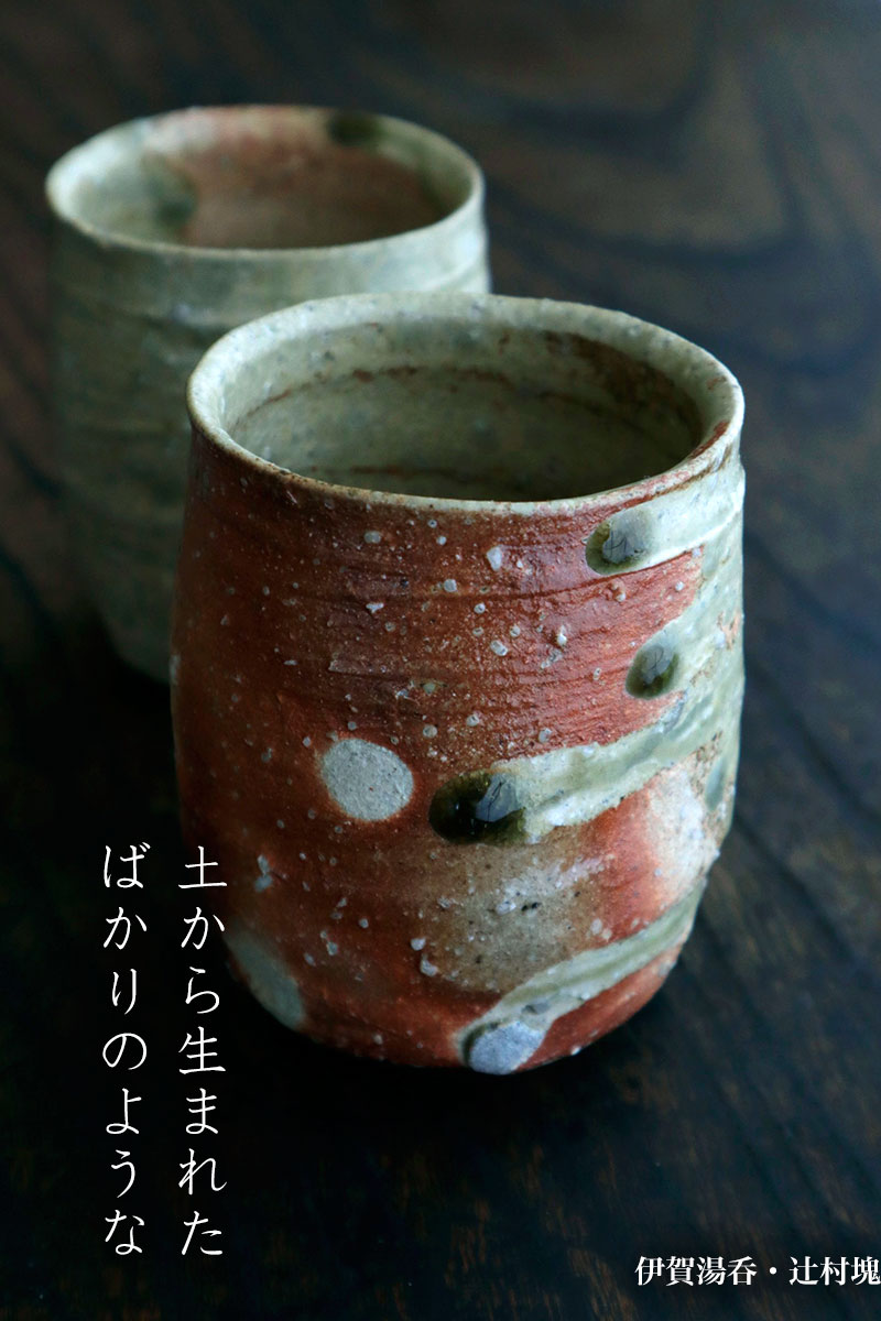 楽天市場】伊賀焼：伊賀湯呑・辻村塊《湯呑》 : 和食器の愉しみ 工芸店