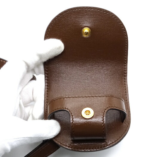 楽天市場】グッチ ホースビット Airpods ケース GGスプリーム ブラウン