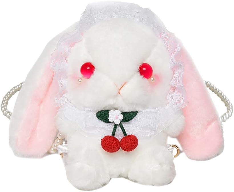 楽天市場】ショルダーバッグ ポシェット ぬいぐるみ うさぎ レディース