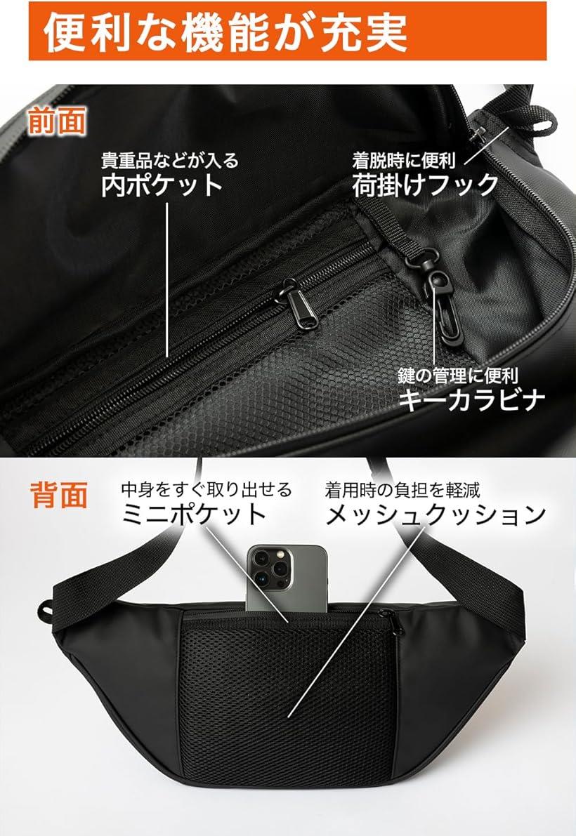 楽天市場】Calches ボディバッグ ショルダーバッグ ウエストポーチ