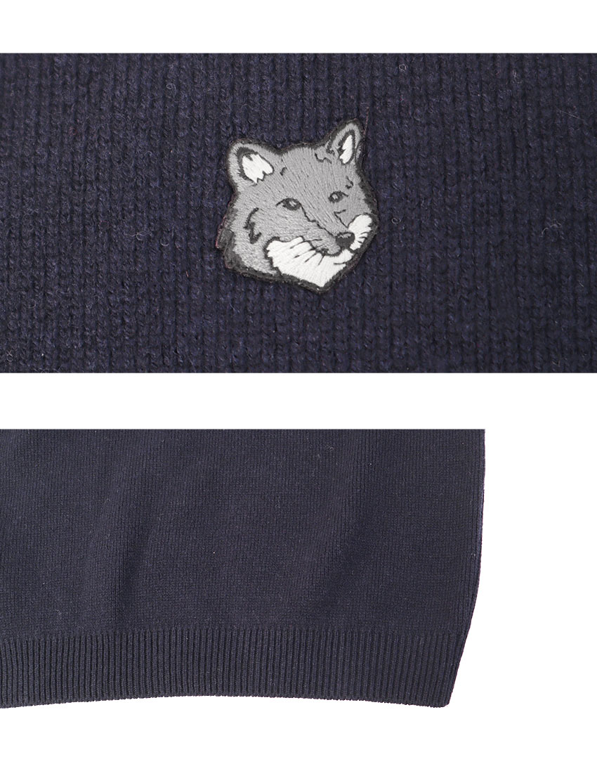 楽天市場】メゾンキツネ ニット MAISON KITSUNE フォックスヘッド