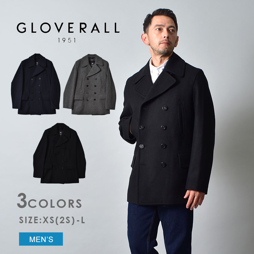 楽天市場】グローバーオール コート メンズ チャーチル ピーコート