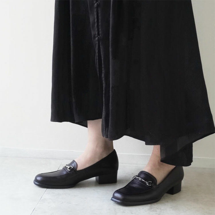 楽天市場】【日本製】【本革】ビットローファー 金具付き ブラック 黒