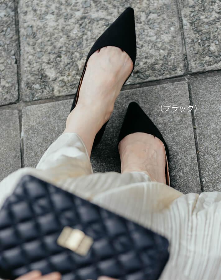 楽天市場】スウェードフラットパンプス レディース シューズ 靴