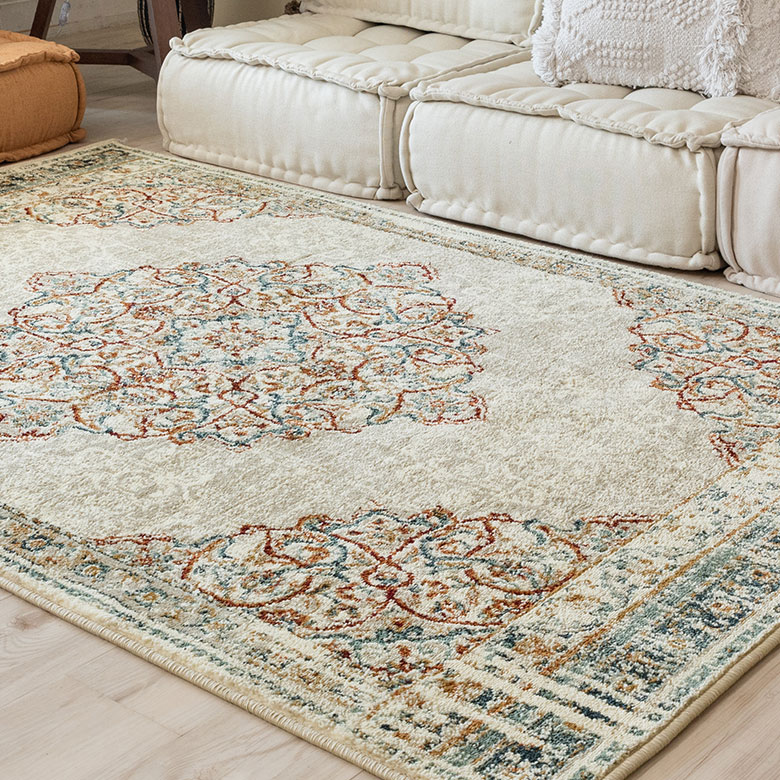 楽天市場】ラグ ラグマット 約 130×190cm エジプト製 ペルシャ 絨毯風