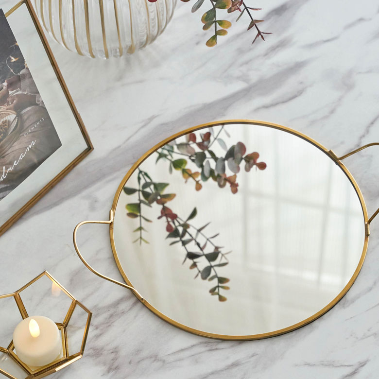 楽天市場】【SALE期間限定10%OFF】 ミラートレー ミラートレイ 鏡