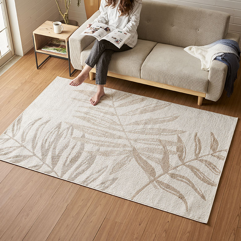 楽天市場】ラグ ラグマット ウィルトン織 リーフ ボタニカル エジプト