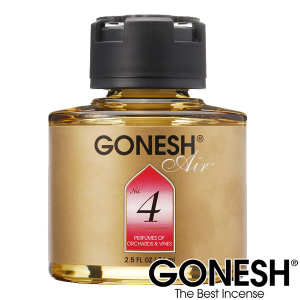 楽天市場】GONESH ガーネッシュ No.4 リキッド 瓶 エアフレッシュナー