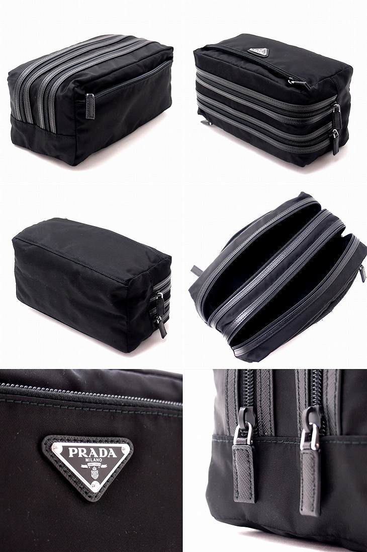楽天市場】【イタリア買付】プラダ PRADA メンズ セカンドバッグ