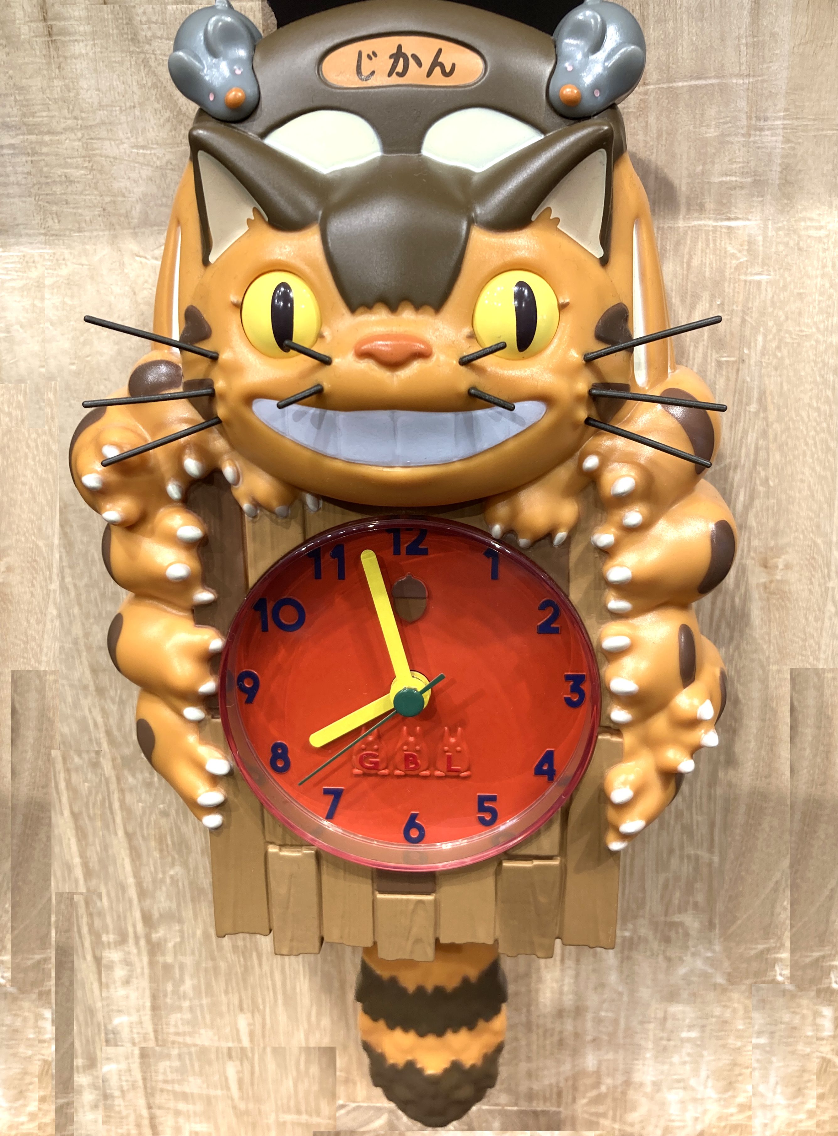 楽天市場】GBL限定 となりのトトロ ネコバス振り子時計 となりのトトロ