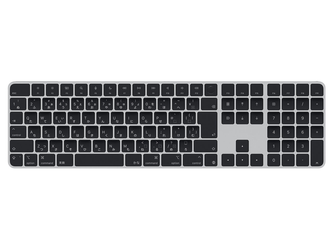 楽天市場】apple magic keyboard テンキー付き スペースグレイの通販