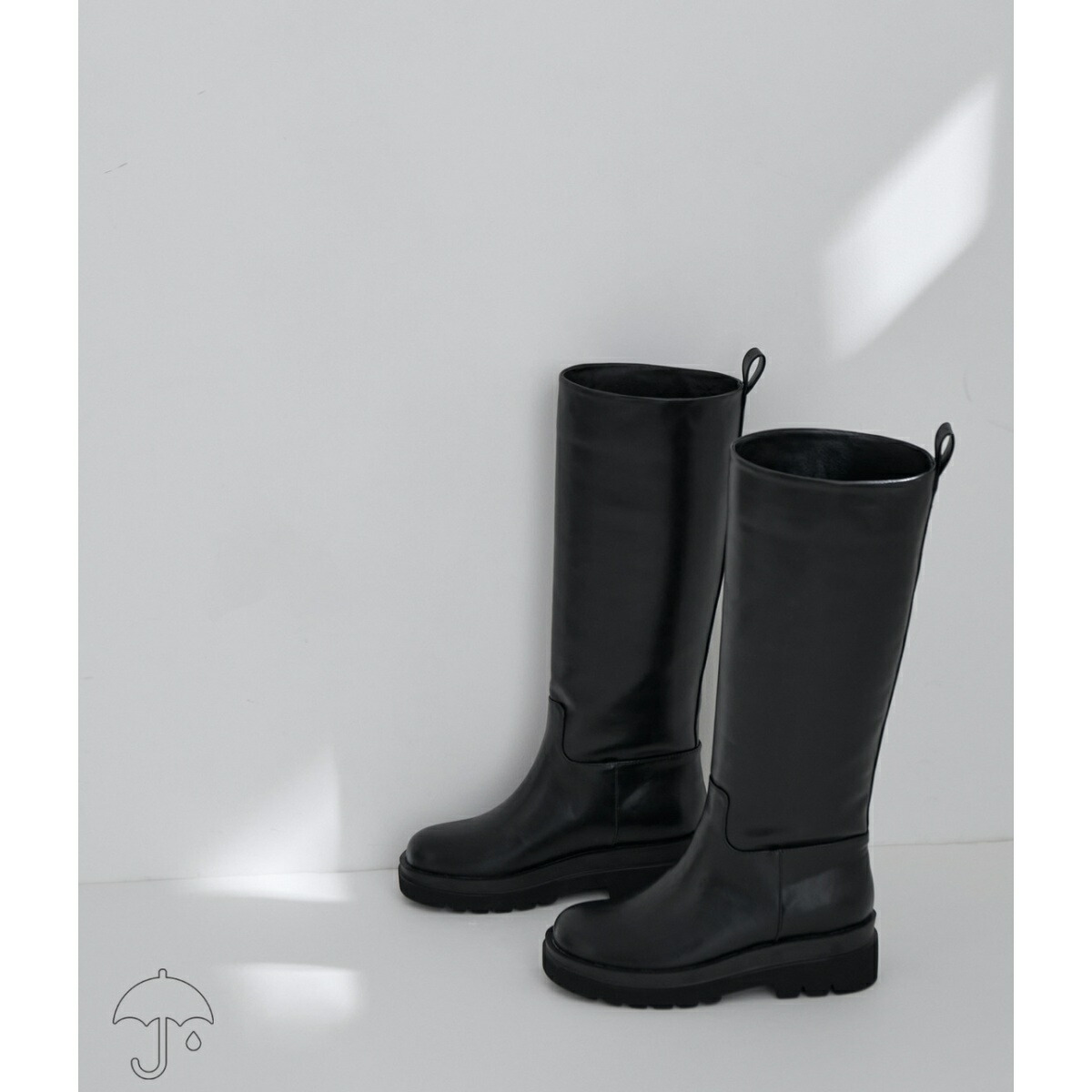 楽天市場】【WEB限定・晴雨兼用】トラックソールロングブーツ