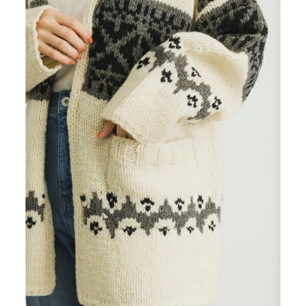 楽天市場】ハンドニットカウチンカーディガン／アーバンリサーチ