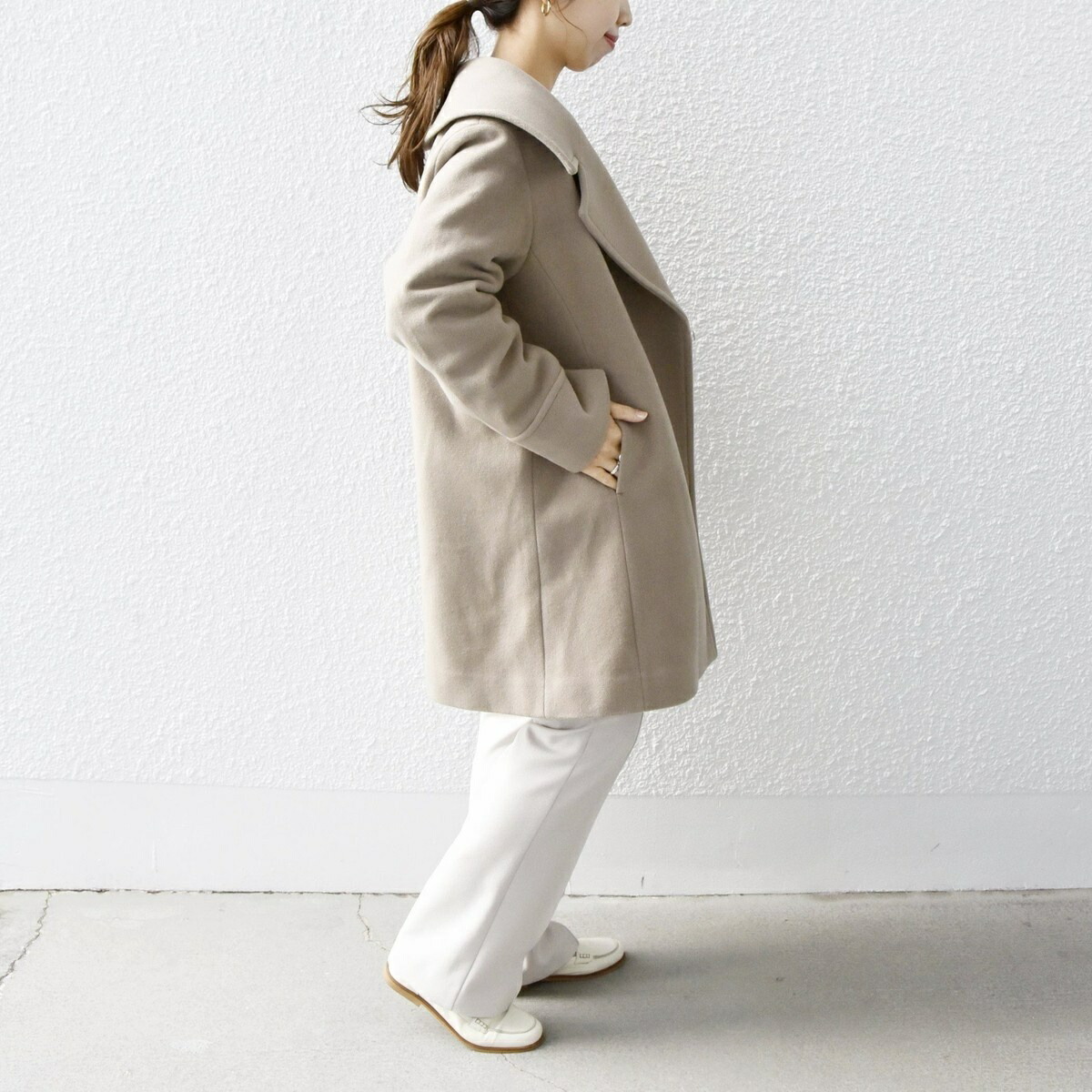 楽天市場】【WEB限定】SHIPS any: ウール ラペル コート／シップス