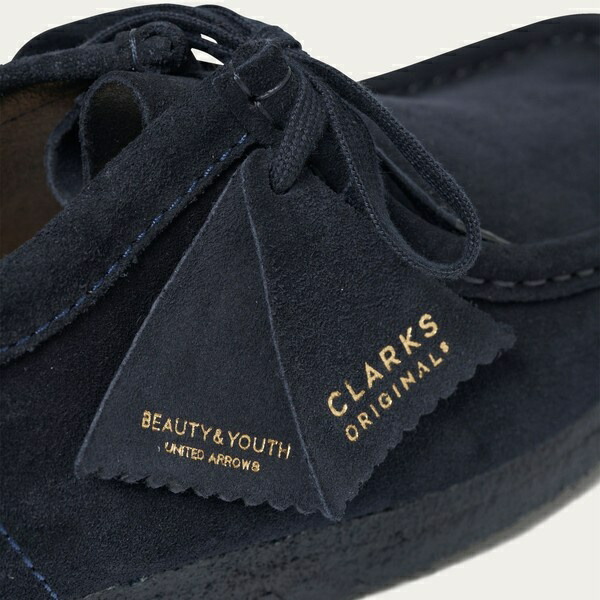 楽天市場】【別注】 ＜CLARKS＞ WALLABEE NAVY/シューズ／ビューティー