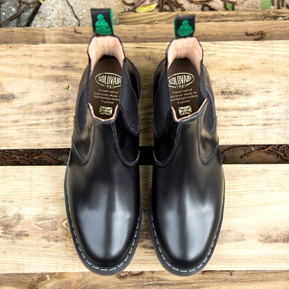 楽天市場】SOLOVAIR (ソロヴェアー) / サイドゴアブーツ DEALER BOOT