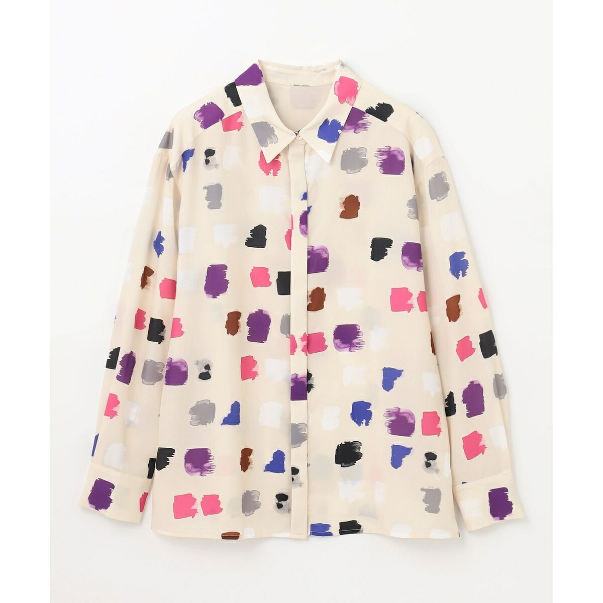 楽天市場】マルチペイントプリントブラウス／グレースコンチネンタル