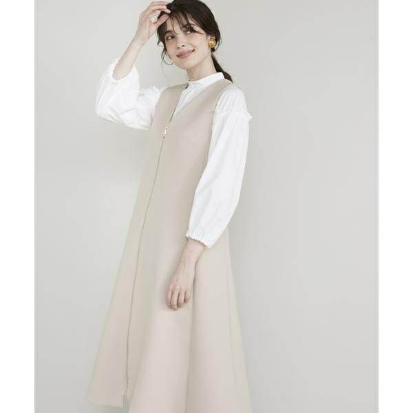 楽天市場】フロントジップジャンパースカート／マーリエ ル カセット