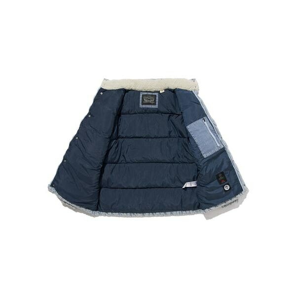 楽天市場】スーパーデニムダウンジャケット ブルー MARION