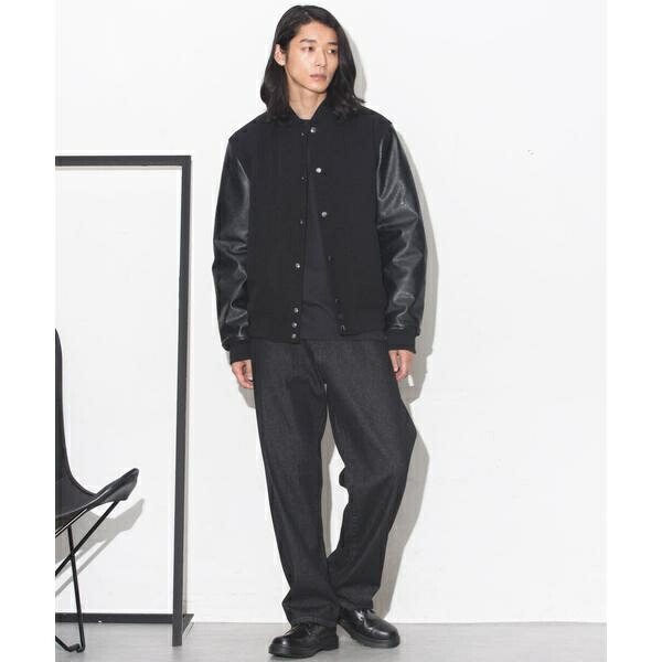 楽天市場】フェイクレザー中綿スタジャン／ナノユニバース（NANO