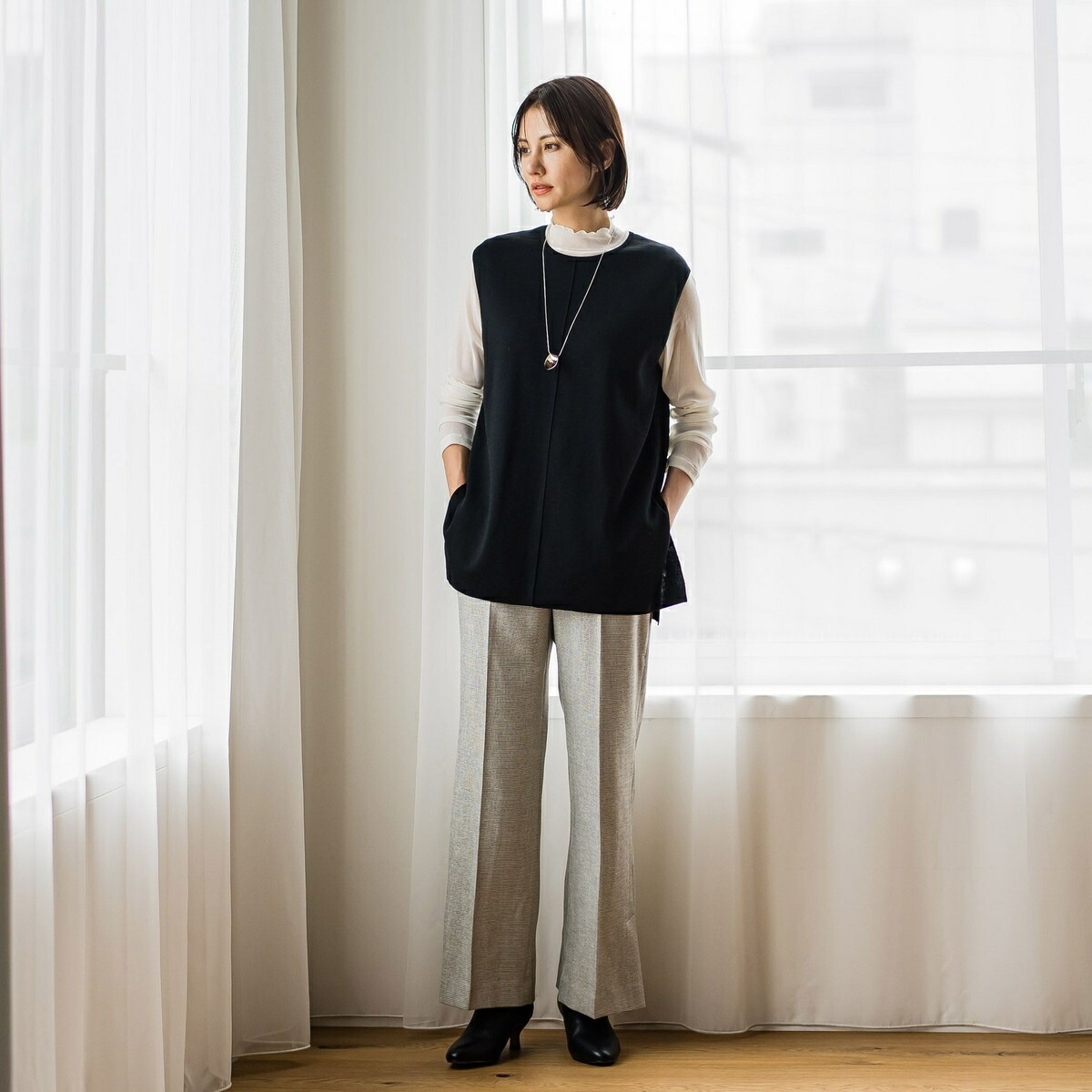 楽天市場】【カタログ掲載】ツムギートメランジピンヘッドパンツ≪洗濯