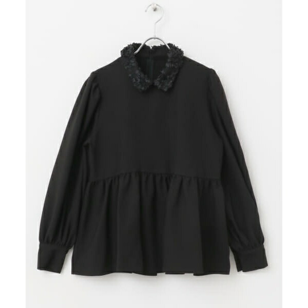 楽天市場】F by ROSSO レースカラーペプラムブラウス／アーバン