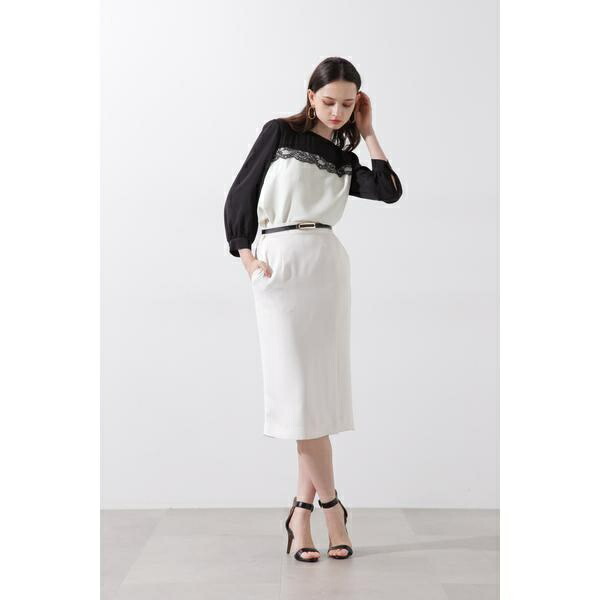 楽天市場】◇バイカラーレースコンビブラウス／ピンキー＆ダイアン