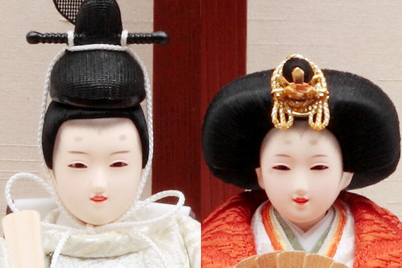 楽天市場】雛人形 久月 コンパクト ひな人形 雛 平飾り 親王飾り 段織