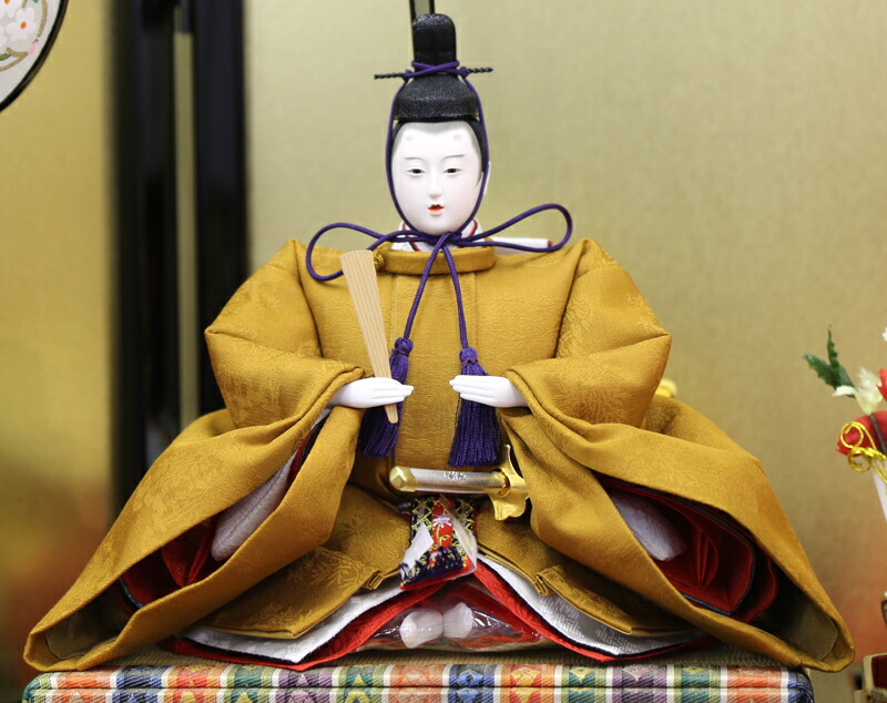 楽天市場】雛人形 久月 ひな人形 七段飾り 十五人飾り 正絹 三五親王