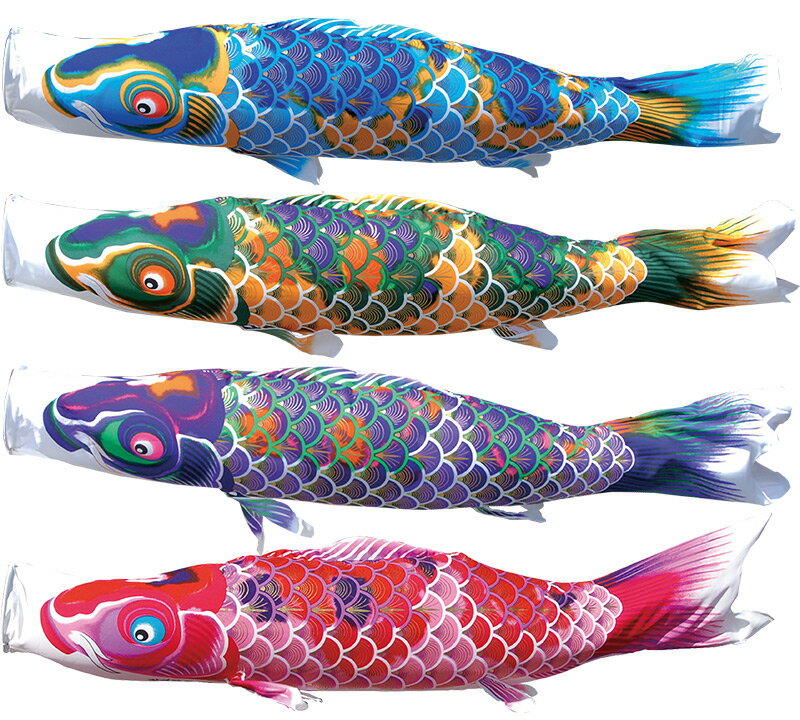 楽天市場】こいのぼり 徳永鯉 鯉のぼり 単品 0.8m ちりめん京錦 献上手