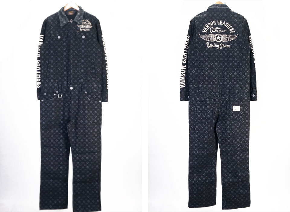 楽天市場】バンソン フライングスター刺繍 つなぎ オールインワン