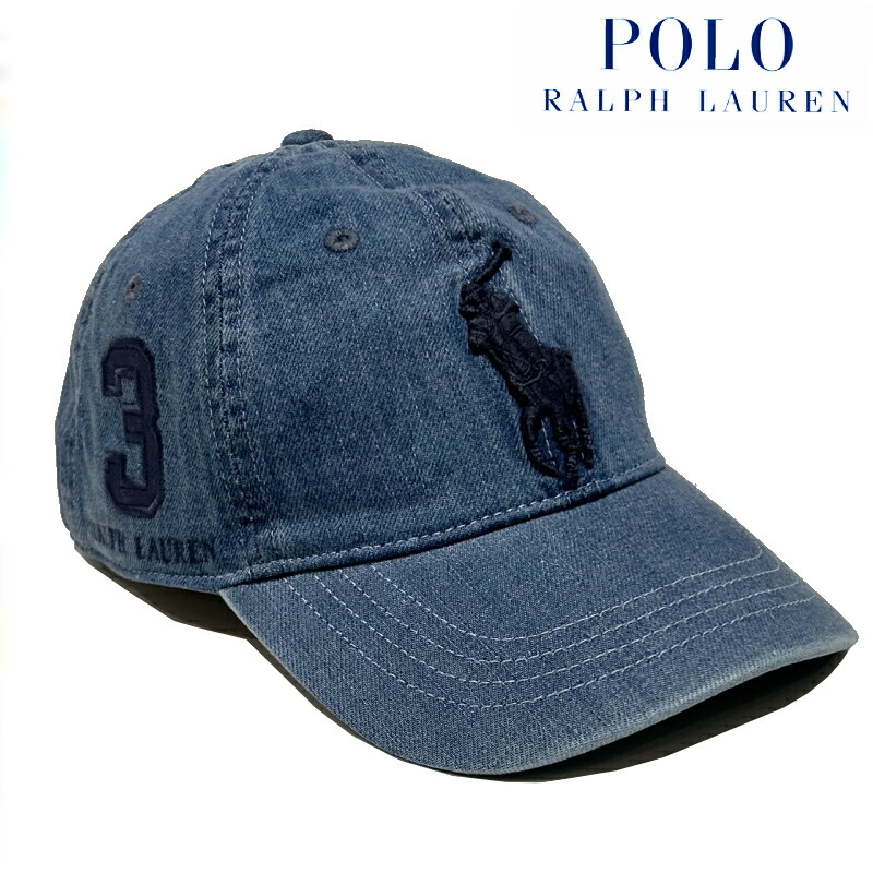 楽天市場】POLO RALPH LAUREN MEN'S DENIM SPORT CAP / Wash Denim Cap