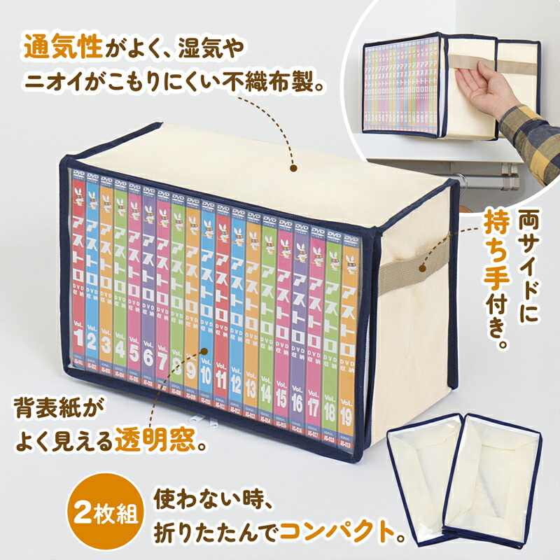楽天市場】DVD収納ケース 2枚組 ライトベージュ DVDトールケース用