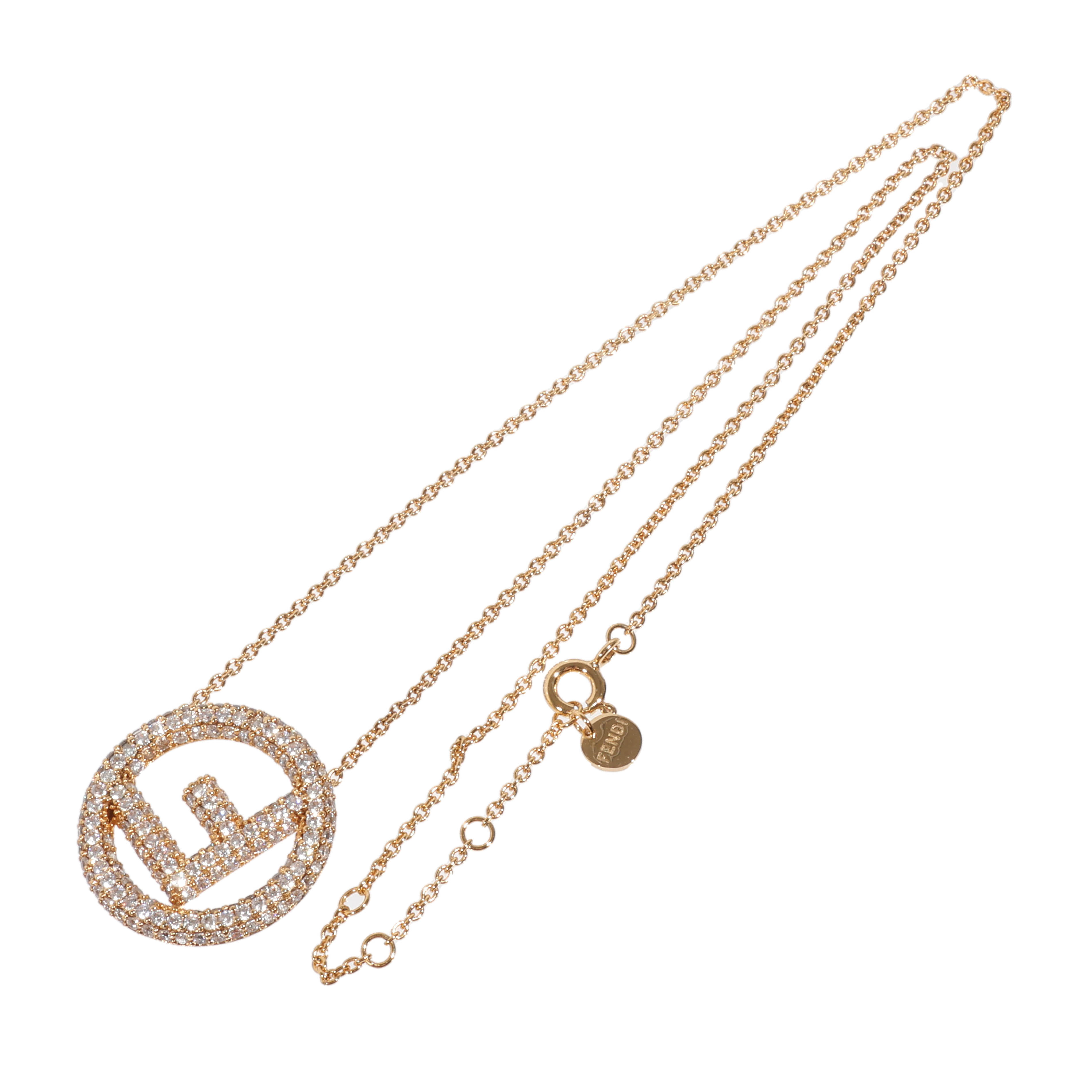 楽天市場】FENDI（フェンディ）エフ イズ ネックレス ラインストーン