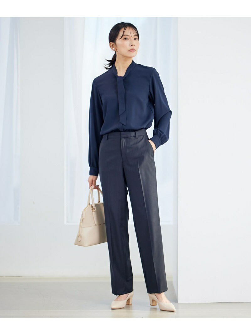 楽天市場】【SALE／50%OFF】【洗える】ジョーゼット ボウタイ ブラウス