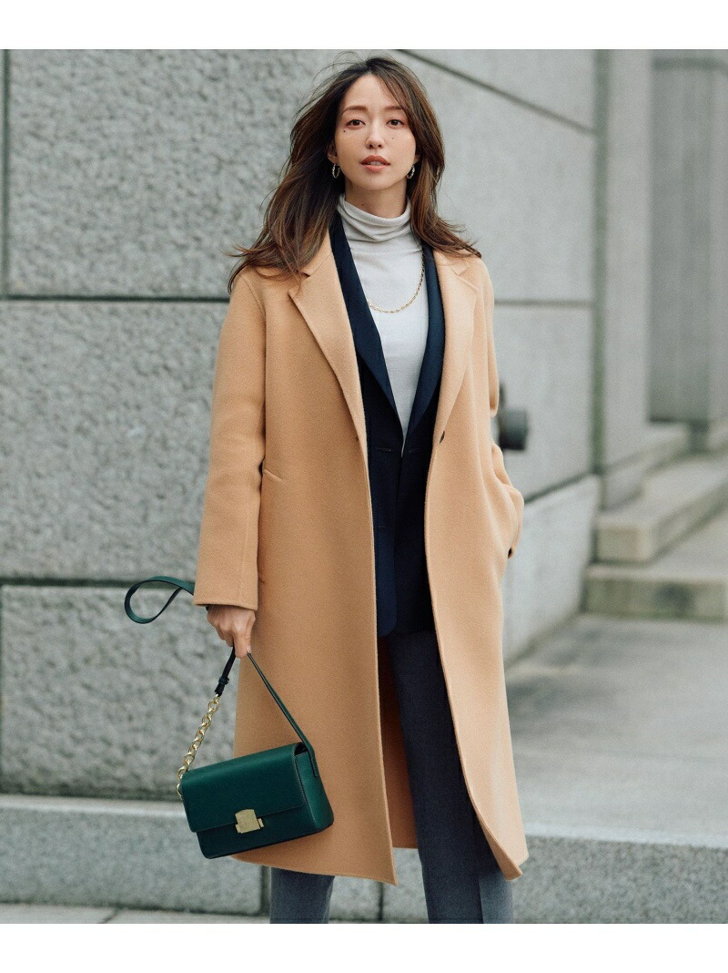 楽天市場】【SALE／50%OFF】ウールリバー ロングコート 23区 L