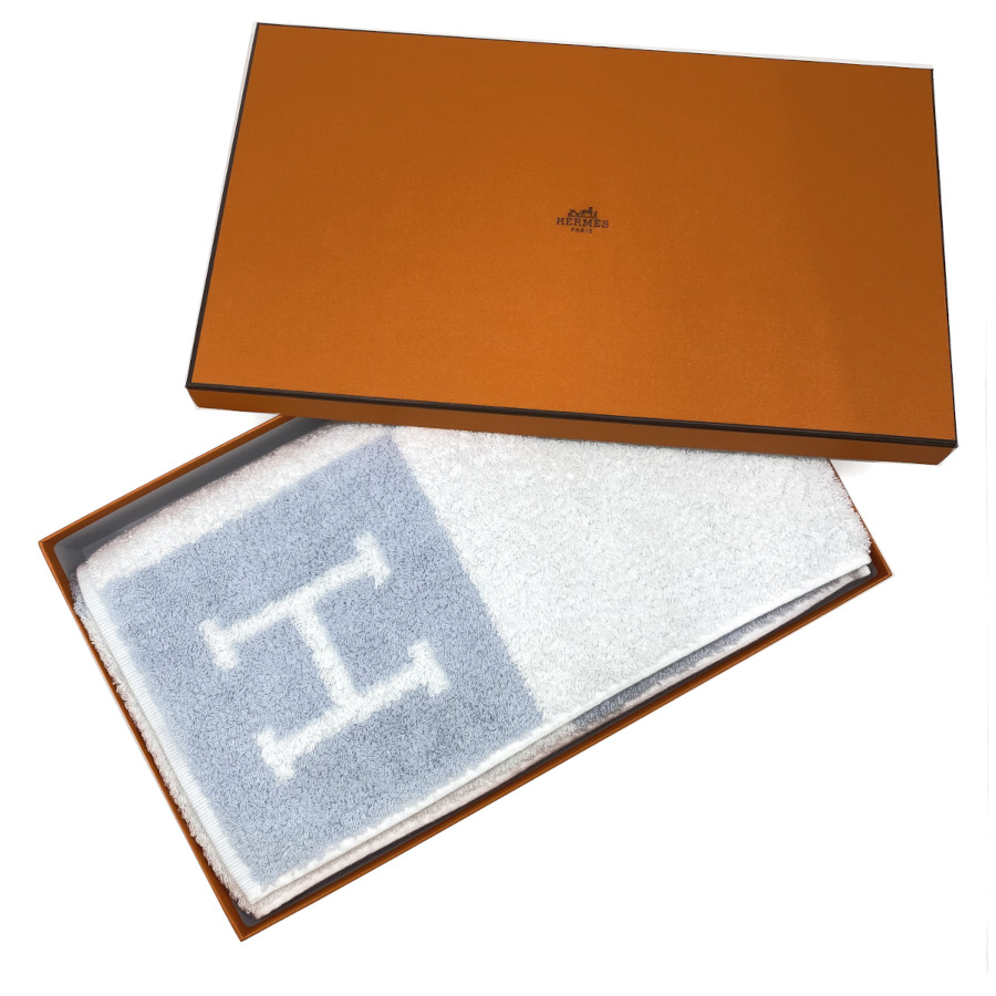 楽天市場】エルメス HERMES 大判 バスタオル タオルケット フェイス