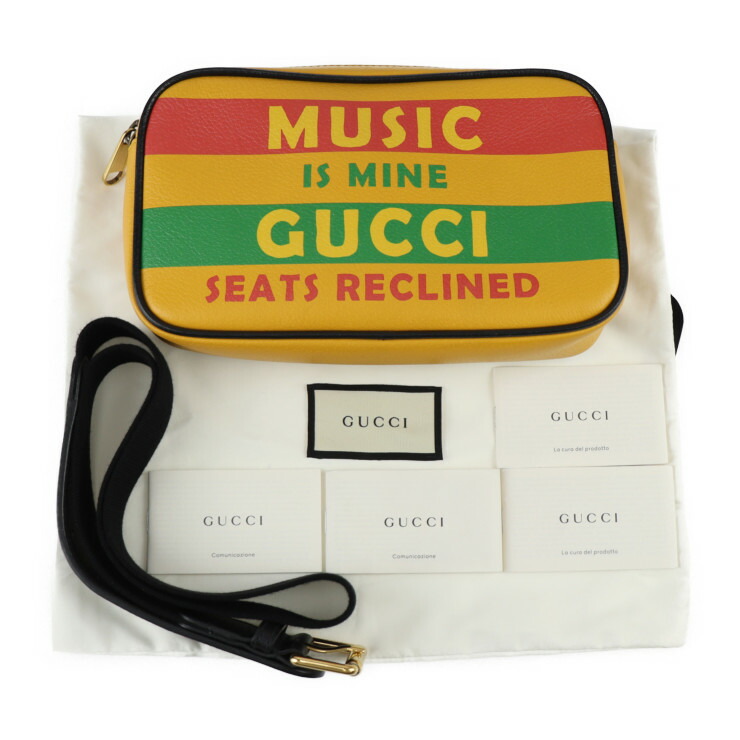 楽天市場】美品 GUCCI グッチ ベルトバッグ SONY MUSIC コラボ