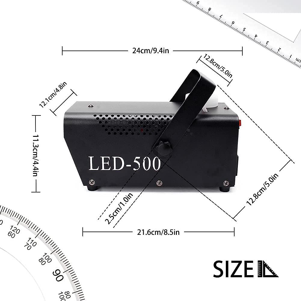 楽天市場】スモークマシン フォグマシン 500W 3 LED RGBモード 赤、緑