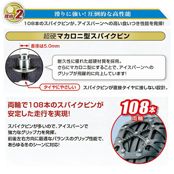 楽天市場】タイヤチェーン バイアスロン クイックイージー BIATHLON