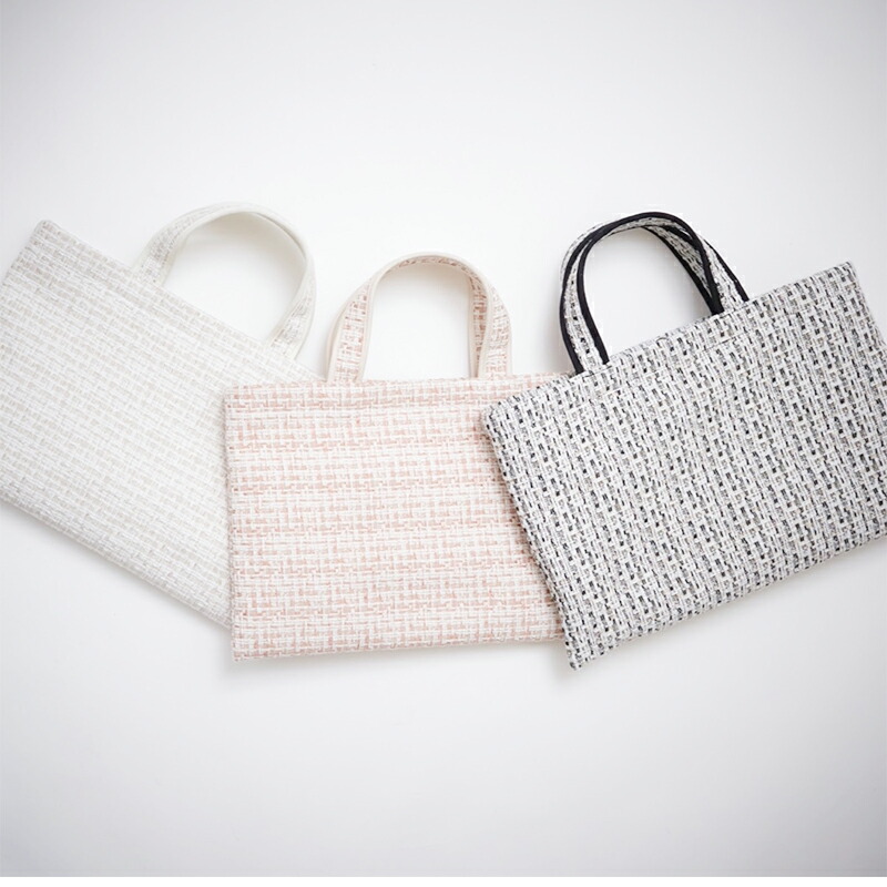 楽天市場】ツイードレッスンバック お出かけにカジュアルに使える 韓国