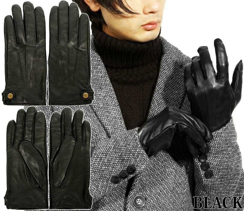 楽天市場】手袋 メンズ てぶくろ レザー 羊革 レザー 手袋 本革