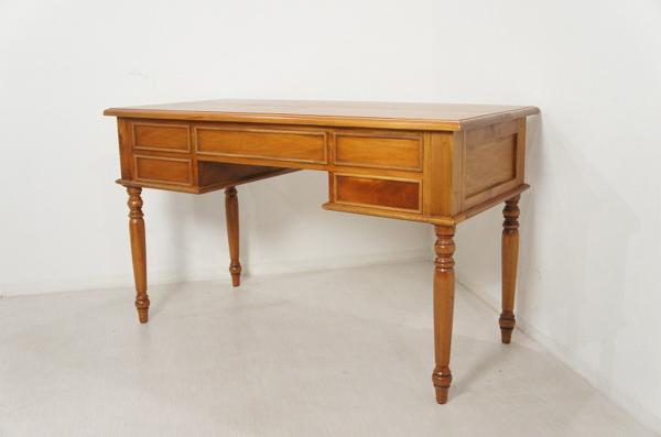 楽天市場】アンティーク調 マホガニー デスク テーブル 幅130cm