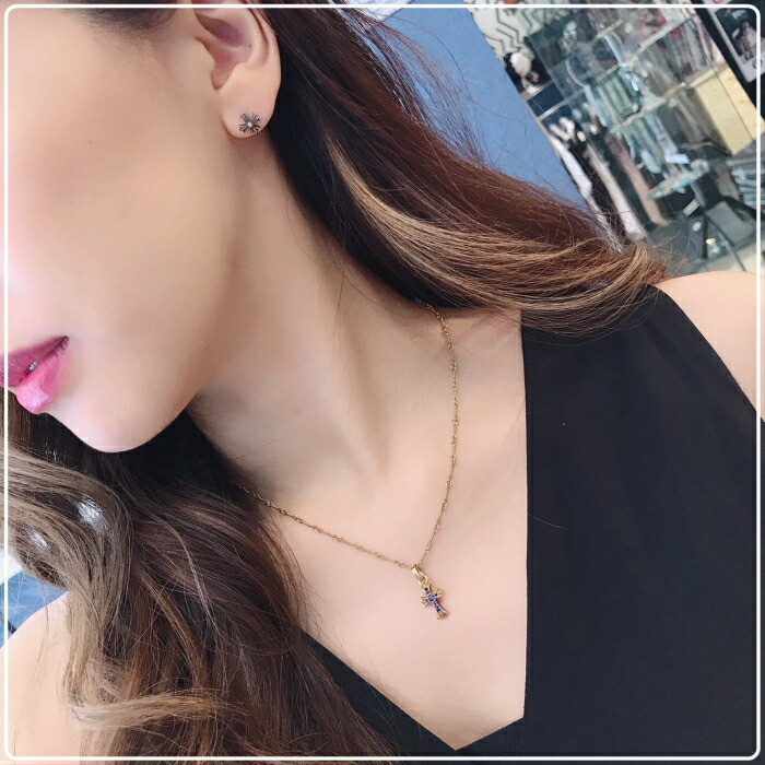 楽天市場】【CHROME HEARTS クロムハーツ】CH Plus Stud #2 シーエイチ