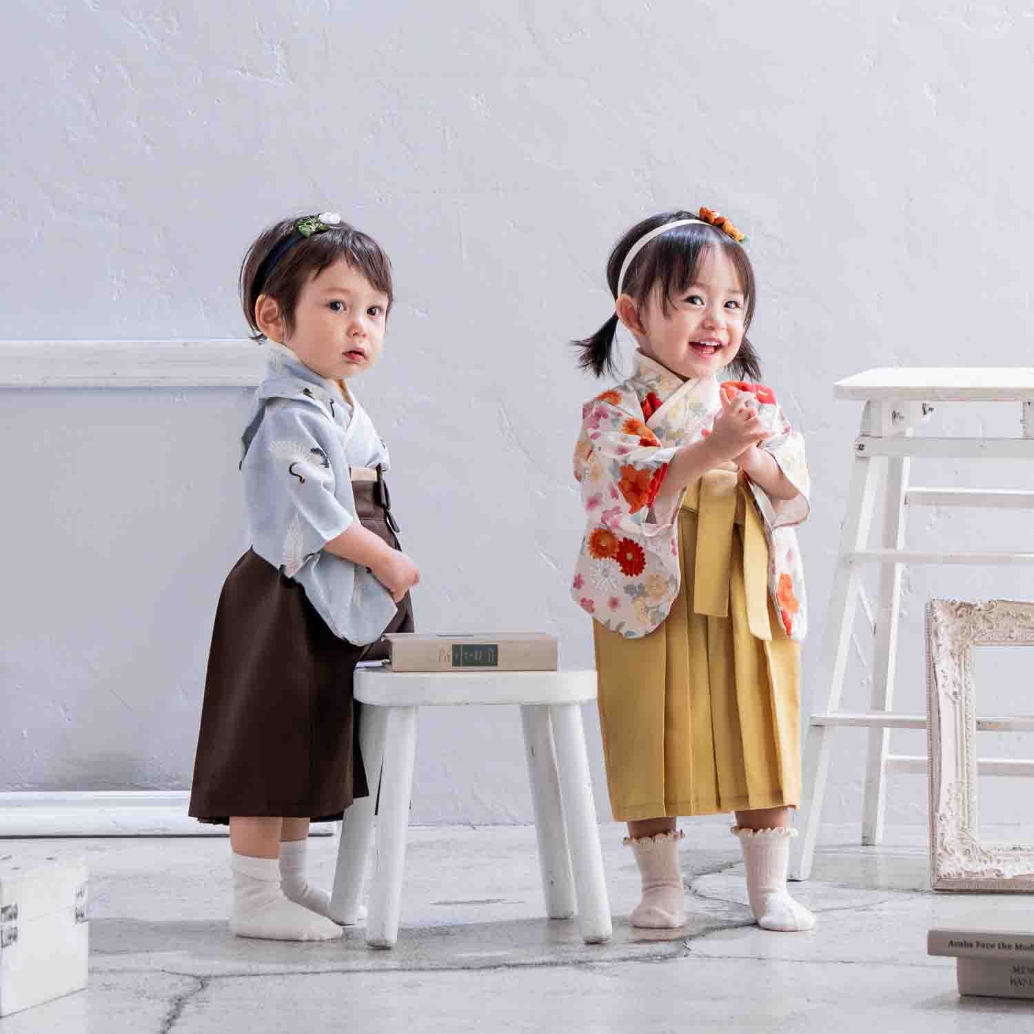 ことのは袴 女の子 ベビー袴 お食い初め 初節句 オシャレ かわいい