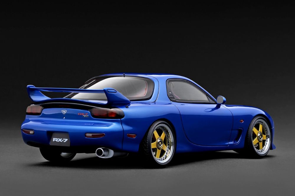 Mazda RX-7 Mazda Speed A-spec (FD3S) Blue Metallic (1/18 Scale