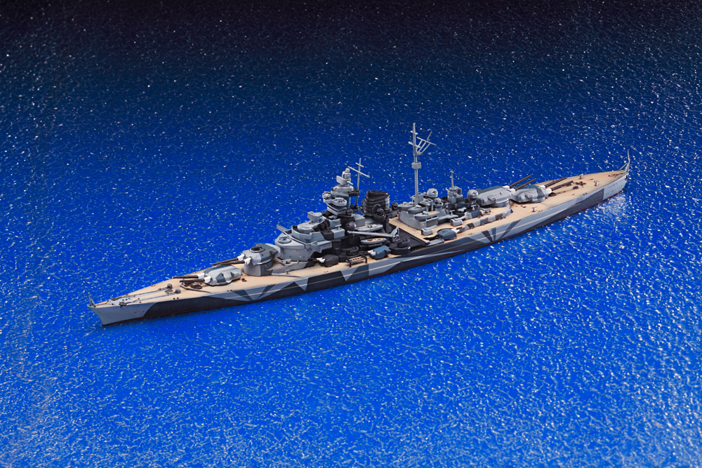 1/700 ウォーターライン ドイツ海軍 戦艦 ティルピッツ【4905083067499