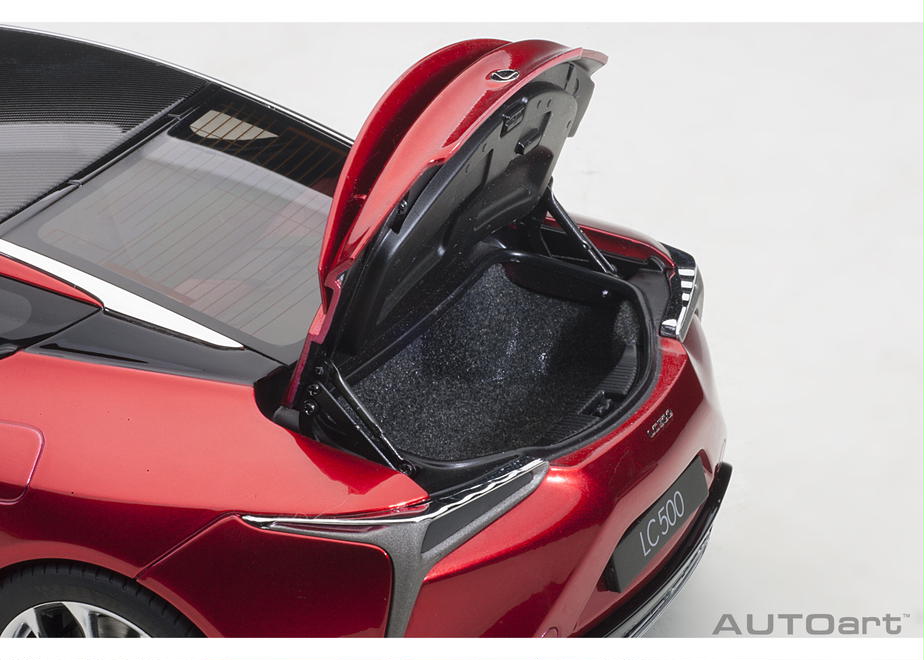 78873 1/18 レクサス LC500 （メタリック・レッド ※インテリアカラー